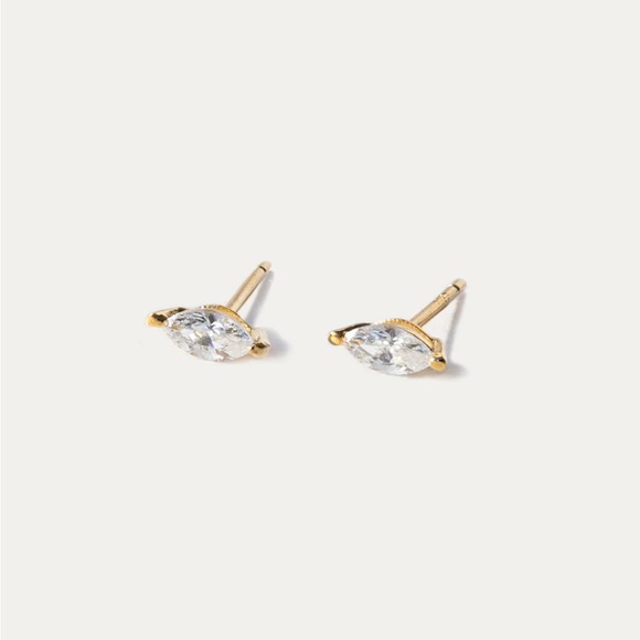 Jewels & Aces Jewelry - Jewels & Aces Marquise Studs